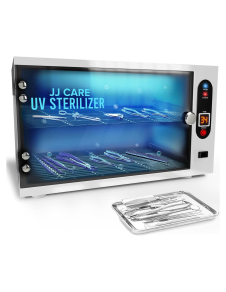 Esterilizador UV JJ CARE 8 Litros con Temporizador LED
