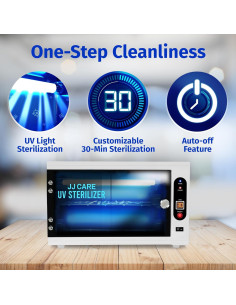 Esterilizador UV JJ CARE 8 Litros con Temporizador LED 2