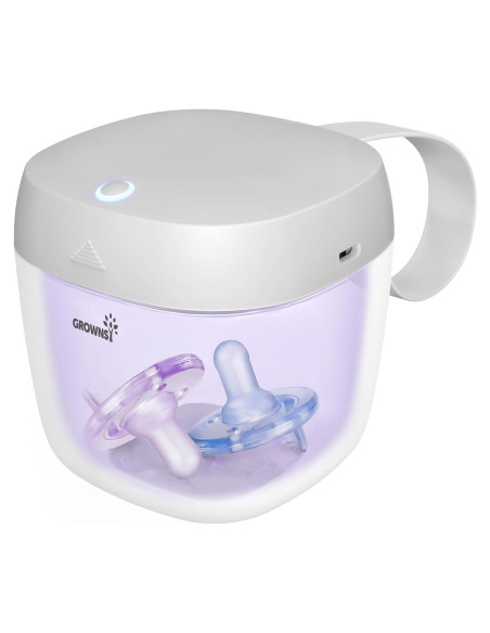 Esterilizador de Chupetes GROWNSY SP01 Blanco USB 99.99% Limpio