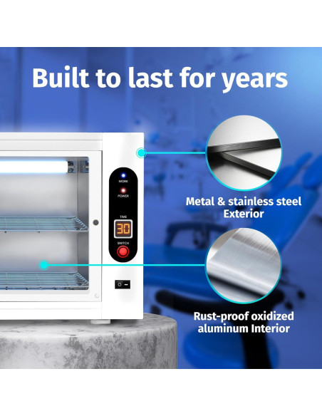 Esterilizador UV JJ CARE 8 Litros con Temporizador LED