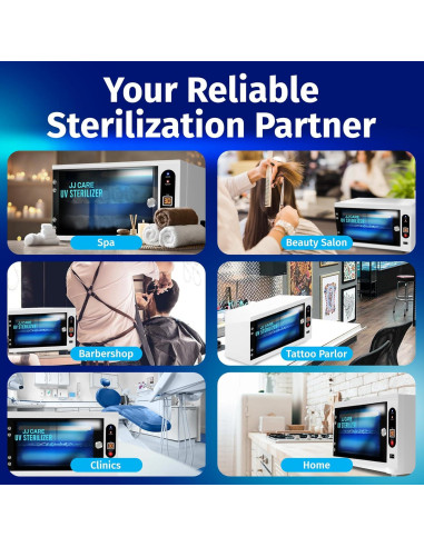 Esterilizador UV JJ CARE 8 Litros con Temporizador LED