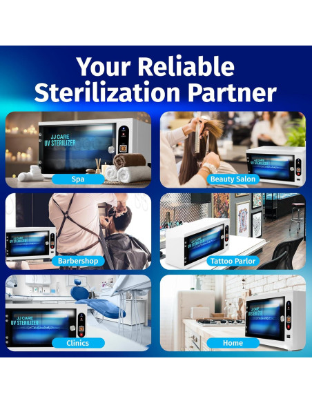 Esterilizador UV JJ CARE 8 Litros con Temporizador LED