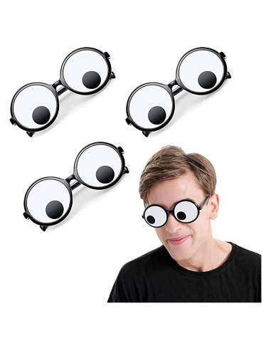 Gafas Graciosas Delphinus con Ojos Movibles para Fiesta