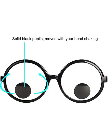 Gafas Graciosas Delphinus con Ojos Movibles para Fiesta