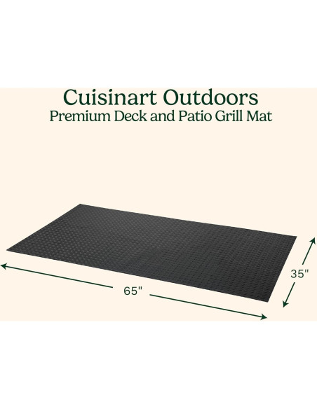 Alfombrilla Cuisinart 165x91 cm Antideslizante para BBQ