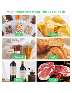 Máquina Selladora al Vacío Etunsia Recargable 1.18kg 2