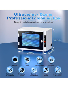 Máquina de limpieza UV 12L GOLDSEASTAR para salón de uñas 2