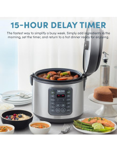 Olla Arrocera Digital AROMA 10 Tazas Gris Multicocinera 15 en 1 2