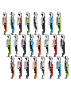 24 Sacacorchos de Vino CSSOPENSs Acero Inoxidable Colorido