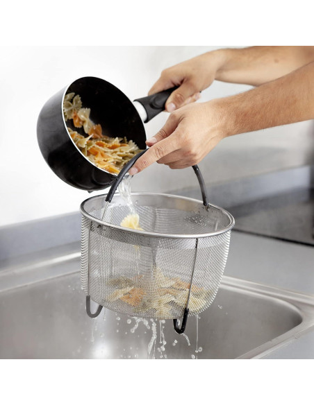 Cesta de Vapor Acero Inoxidable 8QT Prepmen para Instant Pot