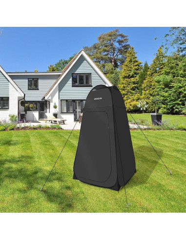 Carpa de Ducha Plegable AKOZLIN 1.88m Impermeable Negra