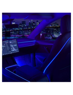 Luces Neón Ambientales Nestour para Tesla Modelo 3 Y 2021-2023