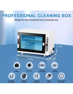 Máquina de Limpieza de Herramientas de Uñas BLUETOP 12L 2