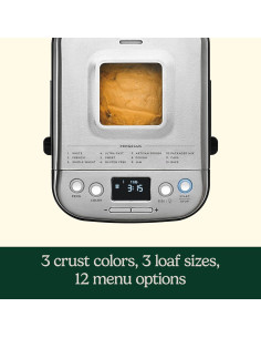 Máquina de Pan Cuisinart CBK-110NAS Compacta 2lb Automática 2