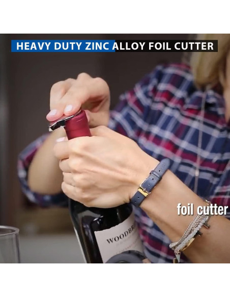 Abrebotellas de Vino KEISSCO Acero Inoxidable con Cortador