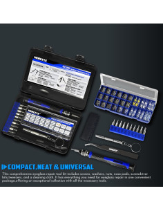 Kit de Reparación de Gafas MINGFIX con Tornillos y Pinzas 2