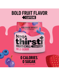 Gotas de Agua Saborizadas Ninja Thirsti Baya Silvestre 3 Pzs 2