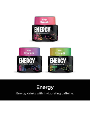Gotas de Agua Saborizadas Ninja Thirsti Baya Silvestre 3 Pzs