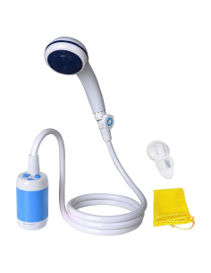 Ducha Portátil Eléctrica Iron Hammer 3.7V 2400mAh Azul