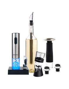Set de Accesorios para Vino Secura 12 Piezas con Aerador