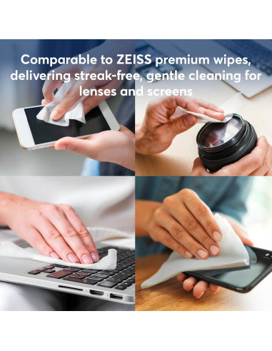 Toallitas para limpiar lentes MTBHY 50 unidades prehumedecidas