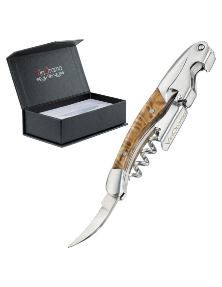 Sacacorchos 3-en-1 VinOrama con Mango de Palisandro