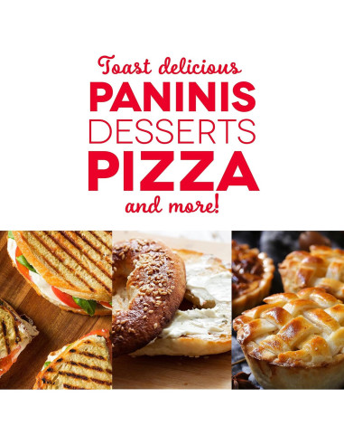 Horno Tostador Mini DASH Rosa 550W para Pan y Galletas