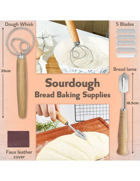 Cesta Banneton Redonda Eco Keep 22.86 cm con Accesorios