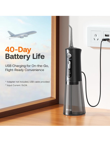 Limpiador Dental Bitvae C2 Inalámbrico 3 Modos IPX7 - Negro