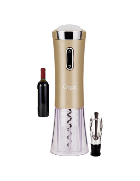 Ozeri Nouveaux II Abrebotellas Eléctrico Oro con Cortador