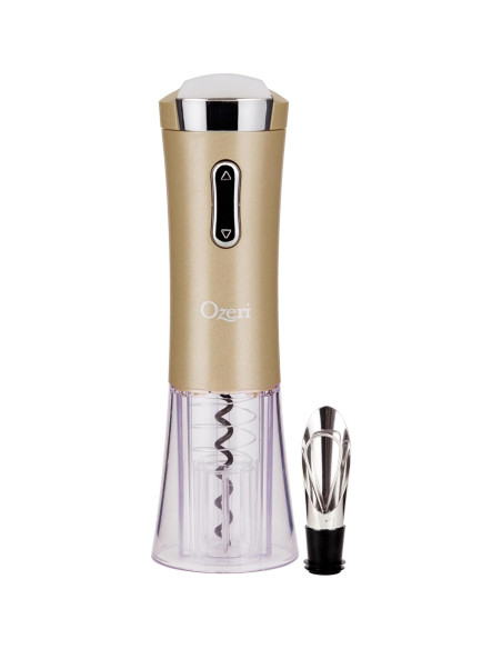 Ozeri Nouveaux II Abrebotellas Eléctrico Oro con Cortador