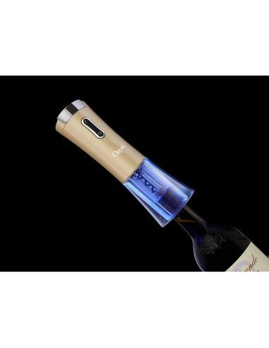 Ozeri Nouveaux II Abrebotellas Eléctrico Oro con Cortador