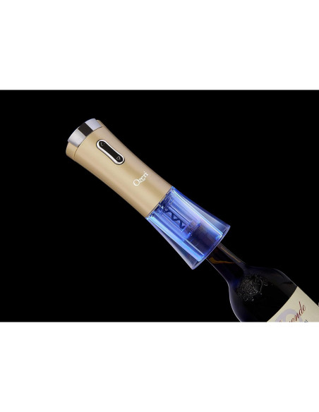 Ozeri Nouveaux II Abrebotellas Eléctrico Oro con Cortador
