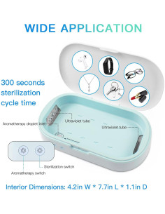 Caja de Luz UV UVC Portátil Trettitre para Teléfonos y Más 2