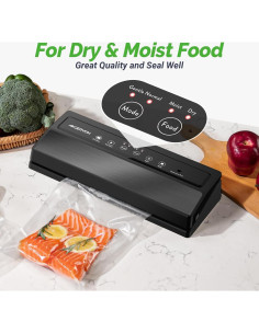 Sellador al Vacío GERYON E2900M, Potente y Delgado, 110W 2