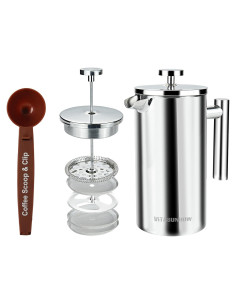 Cafetera Prensa Francesa VITASUNHOW Acero Inoxidable 0.99 kg