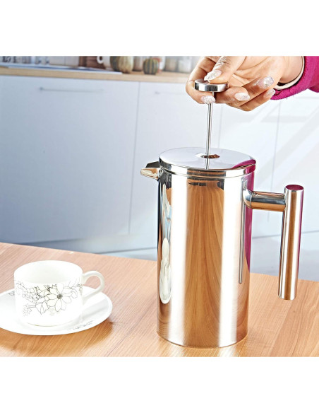 Cafetera Prensa Francesa VITASUNHOW Acero Inoxidable 0.99 kg