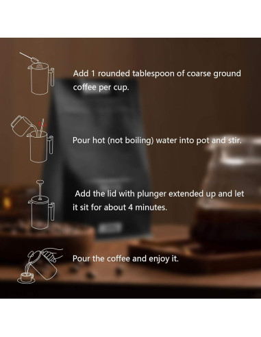 Cafetera Prensa Francesa VITASUNHOW Acero Inoxidable 0.99 kg