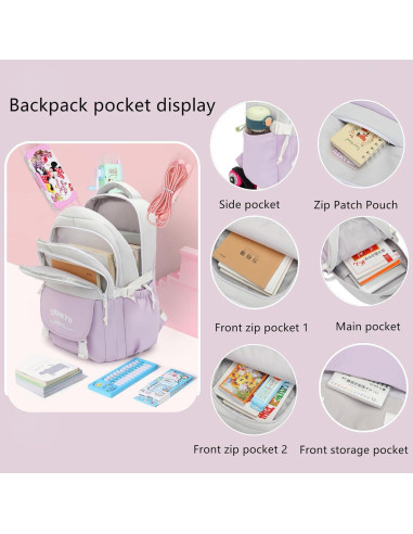 Mochila Rodante Mfikaryi 6 Ruedas 32L para Niños