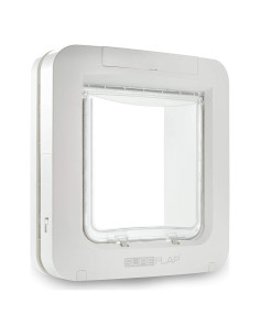 Puerta para Mascotas Microchip SureFlap Blanca - Acceso Selectivo