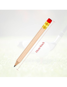 Outus 72 Lápices de Golf Cortos con Borrador Madera 2