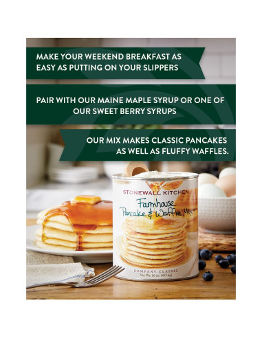 Mezcla de Panqueques y Waffles Stonewall Kitchen 933 g