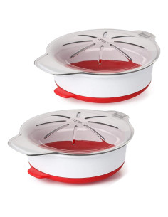 Cocedor de Huevos OXO para Microondas, 2 Piezas, Blanco