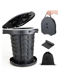 Inodoro portátil Boreeman MO-009 ajustable 7.5 a 34.5 cm