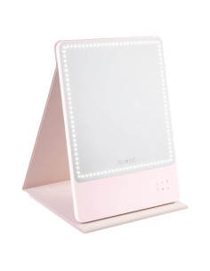 Espejo LED RIKI LOVES RIKI Rosa con Soporte y Batería