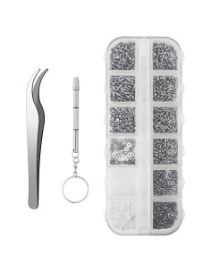 Kit de Reparación de Gafas Weico 1100 Piezas con Destornillador