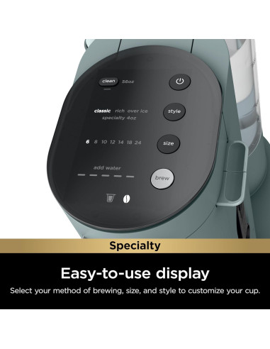 Cafetera Ninja PB051SG Un Solo Servicio 6 a 24 oz Verde