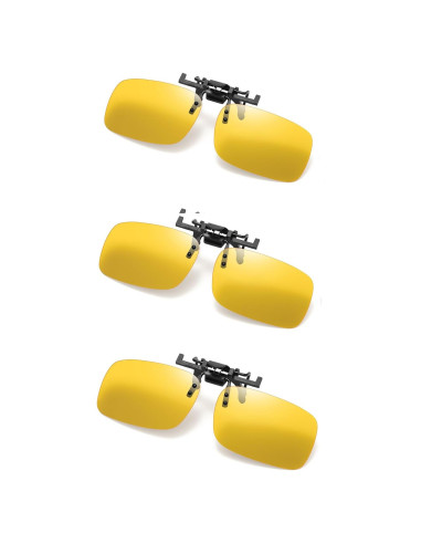 Lentes Clip-On Polarizados UV400 3 Pack para Conducción