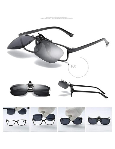 Lentes Clip-On Polarizados UV400 3 Pack para Conducción
