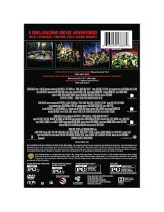 Colección 4 Películas Tortugas Ninja DVD - Warner Home Video 2